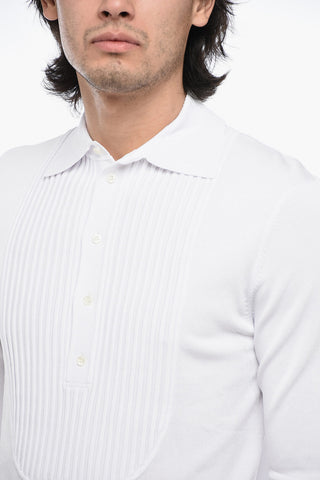 Slim Fit Sweater with Polo Neck