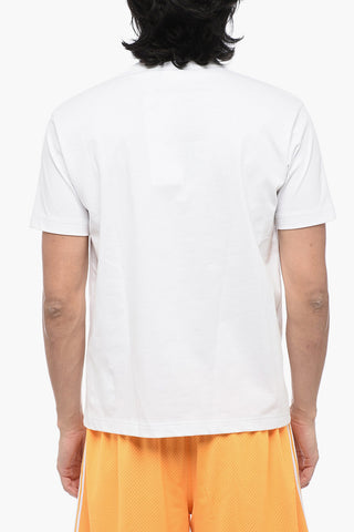 Crewneck T-Shirt with Pop Art Print