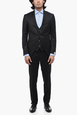 Three-Piece Suit CERIMONIA ACADEMY with Shawl Lapel
