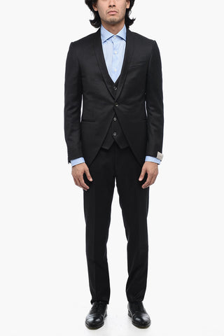 Three-Piece Suit CERIMONIA ACADEMY with Shawl Lapel