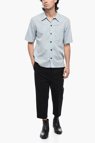 Striped Popeline Cotton Shirt