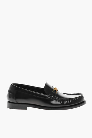 Leather Loafers with Logo Morset