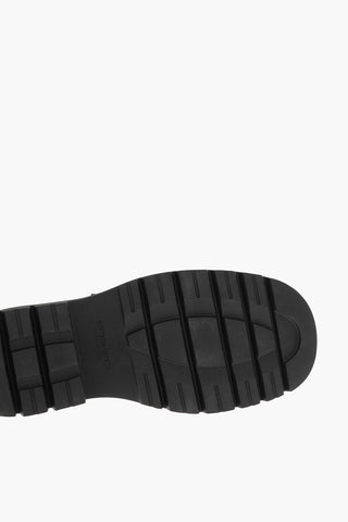 Brushed Leather LUG Penny Loafers