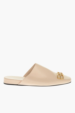 Metal Logo COSY BB Leather Mules