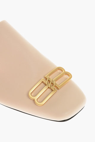 Metal Logo COSY BB Leather Mules