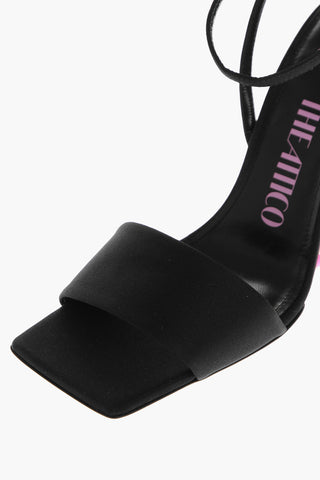 Satin CHEOPE Sandals with Plexiglass Heel 11cm