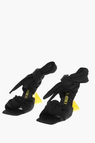 Lace-up DUSE Sandals with Plexiglass Heel 11cm