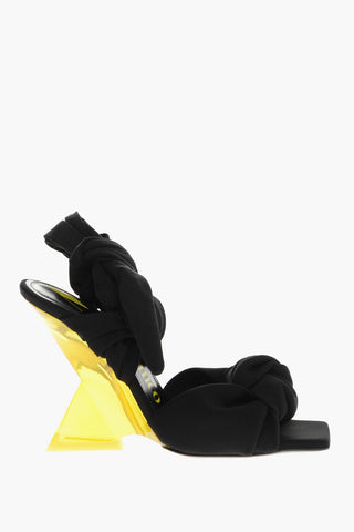 Lace-up DUSE Sandals with Plexiglass Heel 11cm