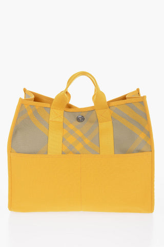 Borsa Shopper in Canvas Stampata