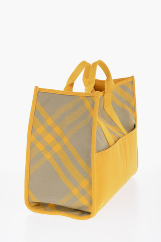 Borsa Shopper in Canvas Stampata