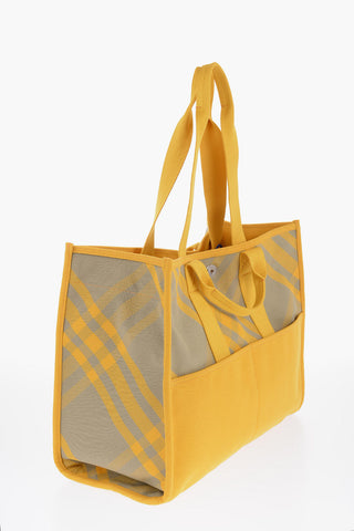 Borsa Shopper in Canvas Stampata