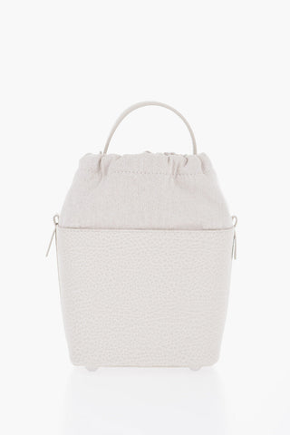 MM11 Grained Leather 5AC Bucket Bag with Chain Shoulder Strap