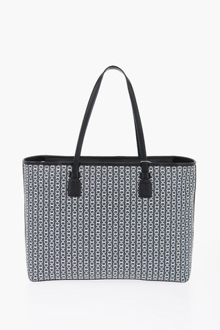 Printed Leather GEMINI LINK Tote Bag
