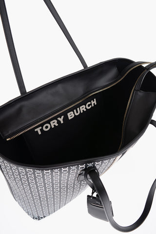 Printed Leather GEMINI LINK Tote Bag