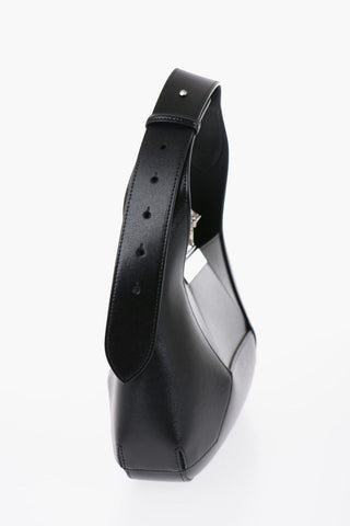 Saffiano Leather Hobo Bag with Jewellery Closure