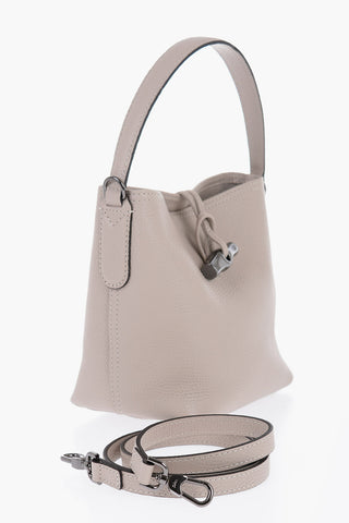 Grained Leather ROSEAU ESSENTIAL Bag with Removable Shoulder Strap