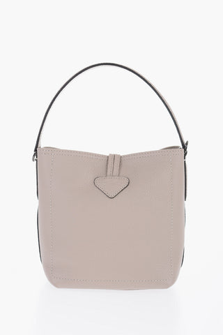 Grained Leather ROSEAU ESSENTIAL Bag with Removable Shoulder Strap