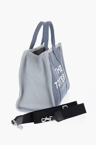 Canvas Two-Toned Tote Bag with Shoulder Strap