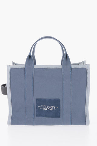 Canvas Two-Toned Tote Bag with Shoulder Strap
