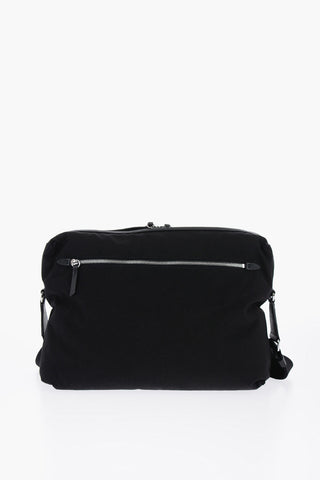 Quilted Canvas Bag with Logoed Label