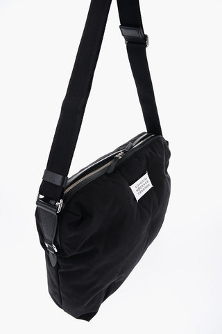 Quilted Canvas Bag with Logoed Label