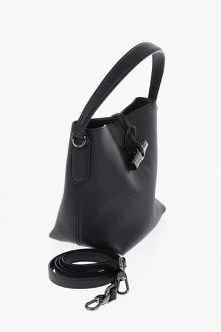 Grained Leather ROSEAU ESSENTIAL Bag with Removable Shoulder Strap