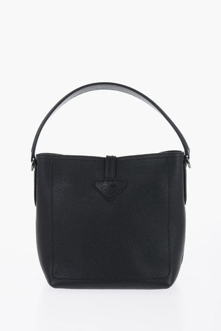 Grained Leather ROSEAU ESSENTIAL Bag with Removable Shoulder Strap