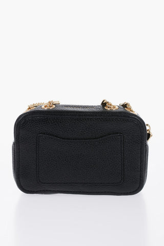 Grained Leather THE GLAM SHOT Bag with Chain