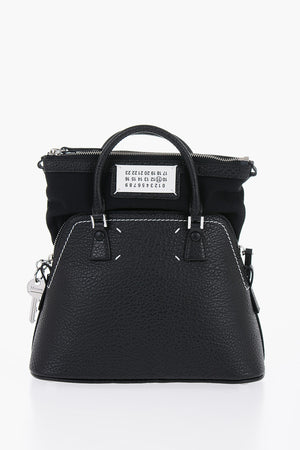 MM11 Borsa Mini 5AC CLASSIQUE in Pelle Martellata con Bordi a Vista