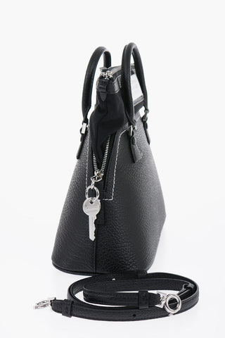 MM11 Borsa Mini 5AC CLASSIQUE in Pelle Martellata con Bordi a Vista