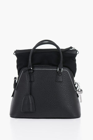 MM11 Borsa Mini 5AC CLASSIQUE in Pelle Martellata con Bordi a Vista