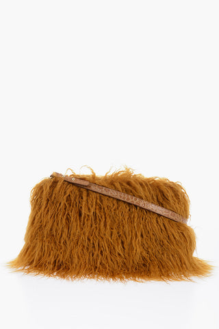 Faux fur Bag with Zipped Closure