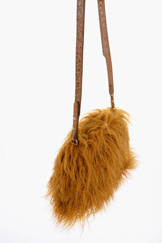 Faux fur Bag with Zipped Closure