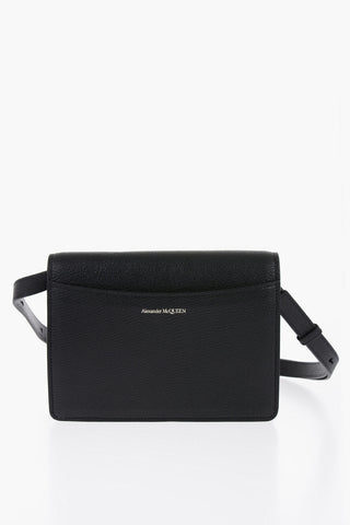 Borsa FOUR RING in Pelle Martellata con Tracolla Regolabile