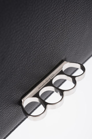 Borsa FOUR RING in Pelle Martellata con Tracolla Regolabile