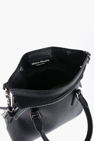 MM11 Grained Leather 5AC CLASSIQUE Mini Bag with Visible Edge
