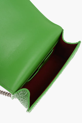 Borsa FOUR RING in Pelle Plissettata con Catena