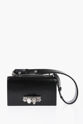 Borsa BIKER in Pelle con Applicazione Anelli