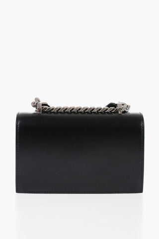Borsa BIKER in Pelle con Applicazione Anelli