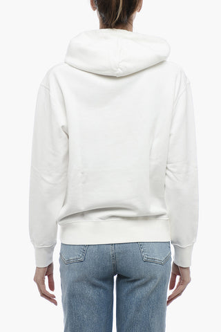 Logo Print Brushed Cotton Hoodie