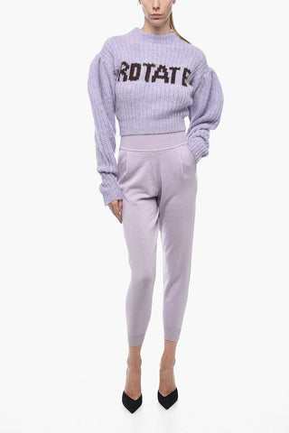 Cashmere MAYA Joggers Pants with Pleats
