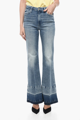 High-Waisted Denims with Two-Toned Detail