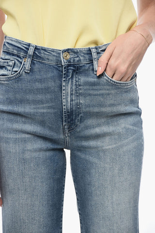 High-Waisted Denims with Two-Toned Detail