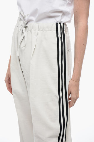 Loose Fit Sweatpants with Side Contrasting Bands