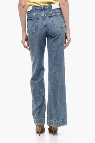 Bootcut-Jeans mit Stone-Wash-Effekt