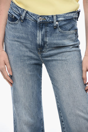 Bootcut-Jeans mit Stone-Wash-Effekt