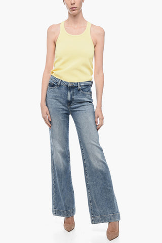 Bootcut-Jeans mit Stone-Wash-Effekt