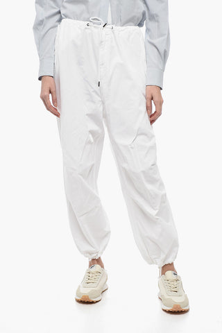 Loose-fit Pants with Drawstringed Detail