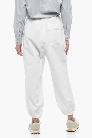 Loose-fit Pants with Drawstringed Detail
