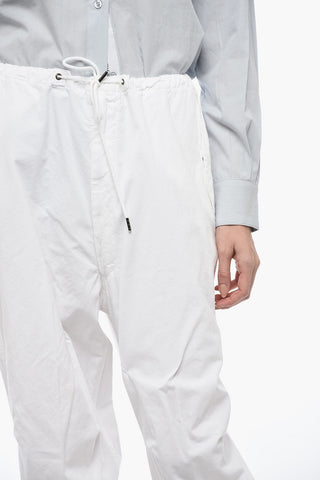 Loose-fit Pants with Drawstringed Detail